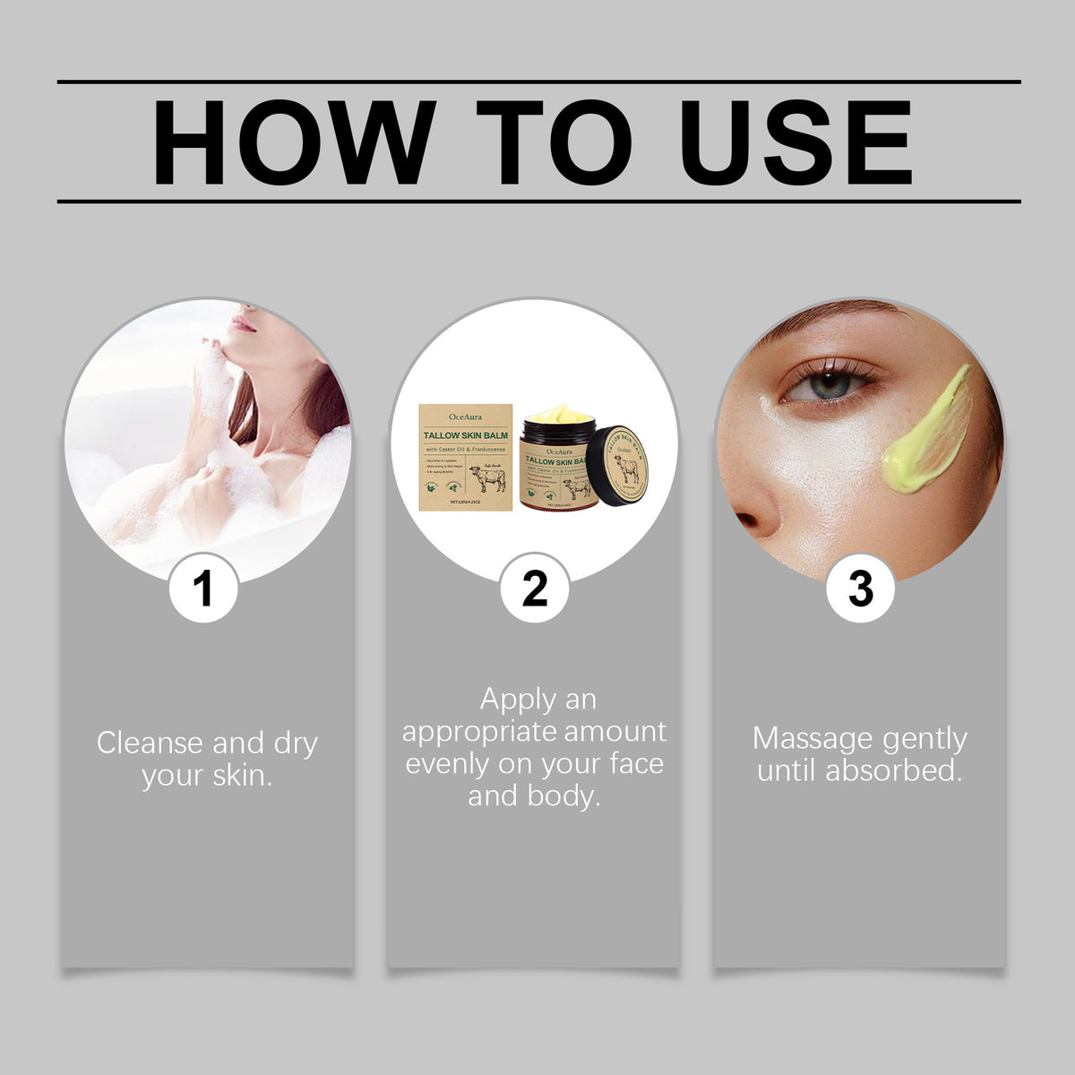 Beef Tallow Moisturizing Balm Wrinkle Remover Brightening Firming Smoothing Repair Fade Fine Lines Soft Facial Nourishing Cream