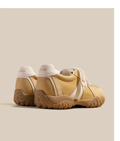 7cm Women Height-increasing Sneakers Breathable Running Casual Sport Vulcanized Sneakers Shoes for Women Sports Yellow Shoes