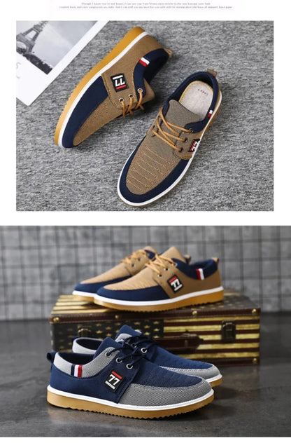 Men's Canvas Shoes, Soft Soled Driving Shoes, Men's Sports Shoes, Lightweight and Casual Men's Vulcanized Shoes, Large Size 47