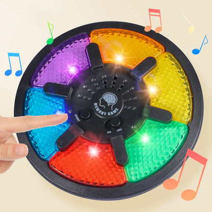 Memory Game Machine Handheld Electronic Memory Game with Light and Sound Puzzle Creative Interactive Game Toy Memory Training