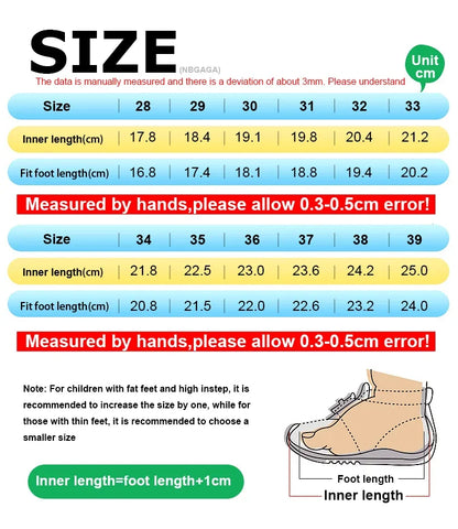 Kid Sneakers Sport Shoes for Boys Fashion Leather Children Breathable Mesh Comfort Shoes Casual Walking Outdoor Running Shoes