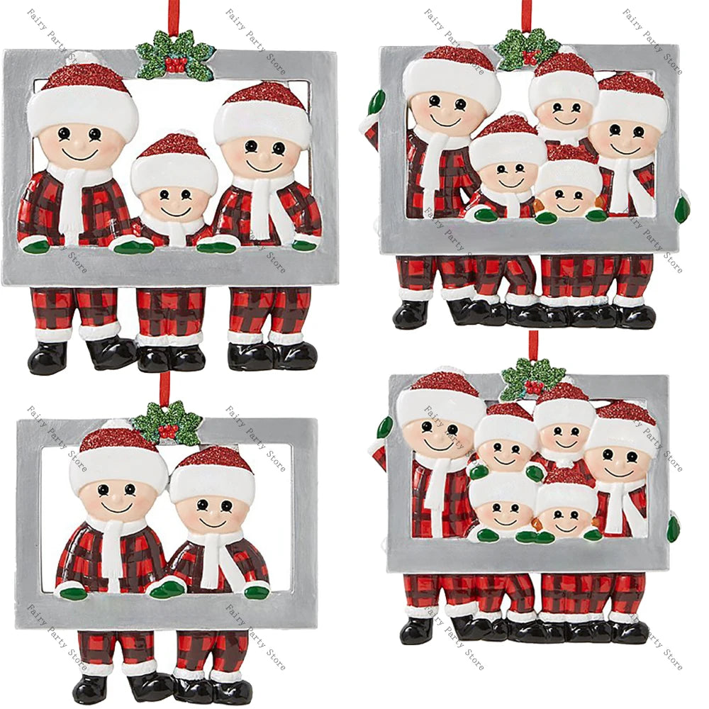 DIY Christmas Pendant Personal Family Christmas Ornaments 2025 Navidad Christmas Tree Hanging New Year Hanging Ornaments