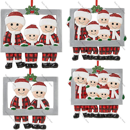 DIY Christmas Pendant Personal Family Christmas Ornaments 2025 Navidad Christmas Tree Hanging New Year Hanging Ornaments