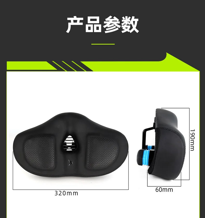 Noseless Bike Seat Cushion for Men Women Extra Padding Comfort Wide Bicycle Seat Oversized Comfortable Saddle for Peloton Bikes