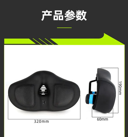 Noseless Bike Seat Cushion for Men Women Extra Padding Comfort Wide Bicycle Seat Oversized Comfortable Saddle for Peloton Bikes