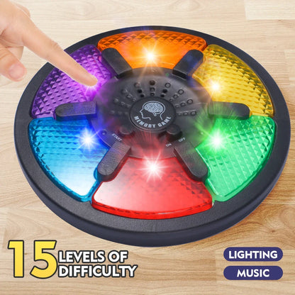 Memory Game Machine Handheld Electronic Memory Game with Light and Sound Puzzle Creative Interactive Game Toy Memory Training