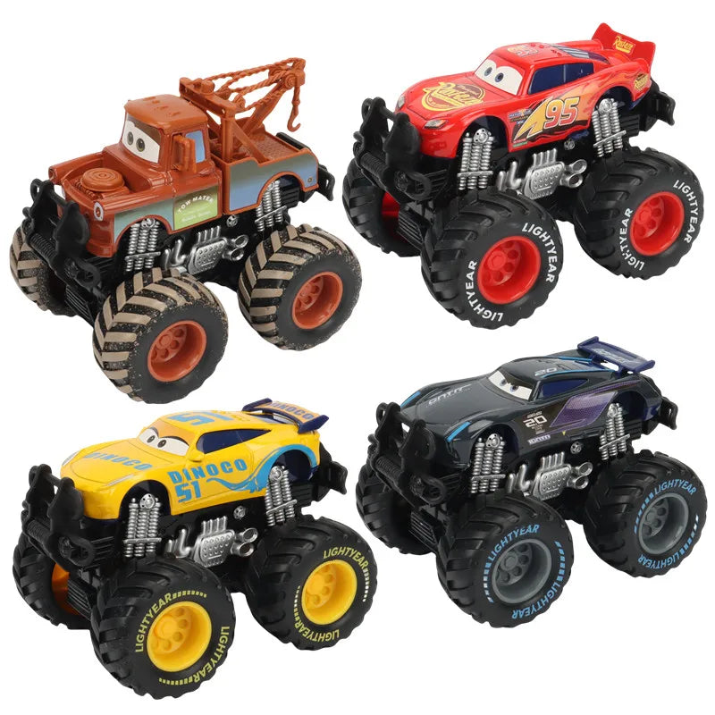 Cars Pixar Cars Lightning McQueen rhapsody matador bulldozer truck Mater harvester 1:55 Diecast Metal Car Model Toy