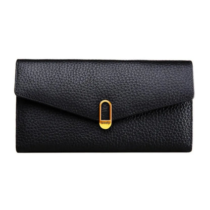 Genuine Leather Women's Wallets	Long Handbags Luxury Designer Purses for Women Credit	Card Holder Wallet Carteras Para Mujer
