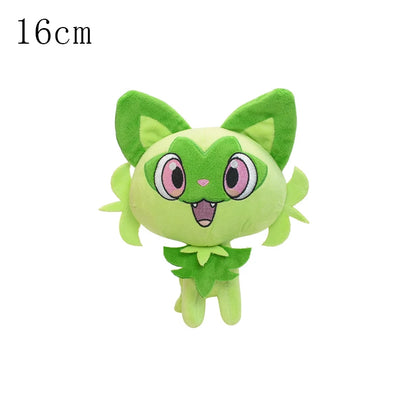 New Sprigatito Evolution Floragato Meowscarada Plush Toy Pokemon Peluche Stuffed Doll Cartoon Animals Cute Cats Birthday Gifts