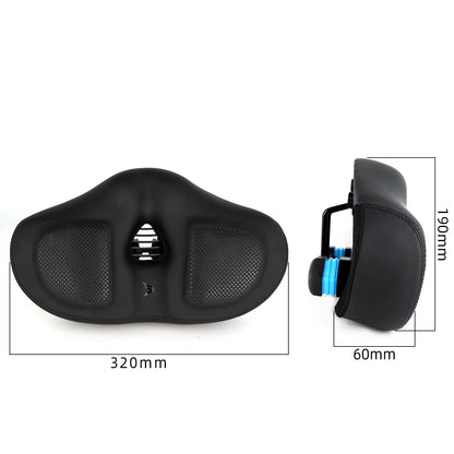 Noseless Bike Seat Cushion for Men Women Extra Padding Comfort Wide Bicycle Seat Oversized Comfortable Saddle for Peloton Bikes