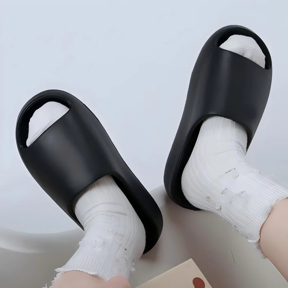 Coconut Slippers Feel like Stepping on Shit Thick-soled Sandals Summer New Non-slip Wearing Sandals（Shoebox not included）