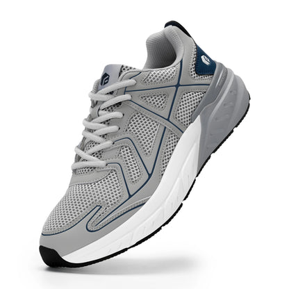 Fitville Newest Walking Shoes For Men Wide Width Thicker Cushioning Sneaker Bouncy Running Shoe Workout Gym Athletic