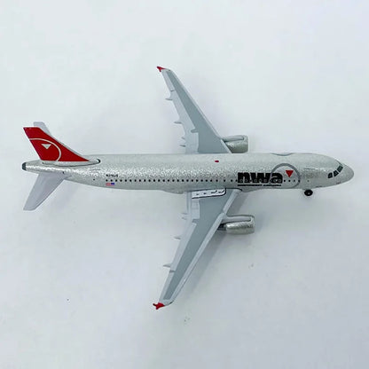 Model Airplane 1:500 Scale Diecast Planes Model A320 Northwest Airlines Alloy Aircraft Model Collection Decoration And Gift