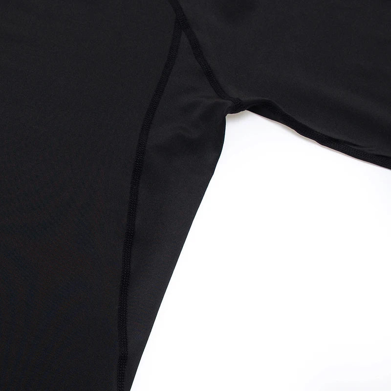 Men's Compression Long Sleeve Shirt Quick Dry Muscle Fit Athletic Top for Workout Training Bodybuilding Running Fitness Sports