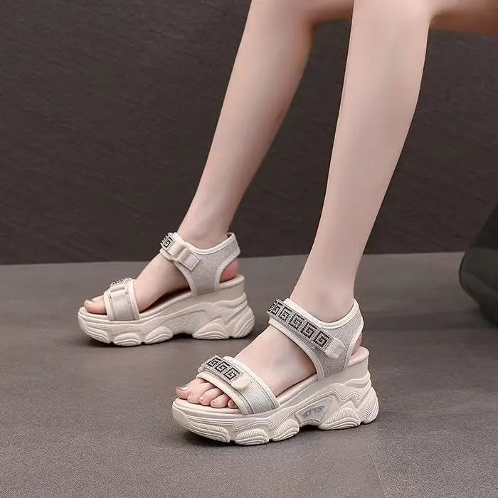 Platform Shoes Woman Sandal Roman Women Sports Sandals Fashion Sneakers Comfortable Wedge Luxury Designer Elegant Summer 2025
