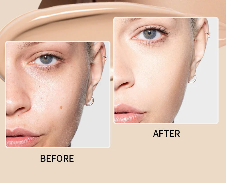 Bronze Foundation Stick Serum Boosted Skin Tint Silky Texture Moisturizing Coverage Concealer Base Even Skin Tone Makeup