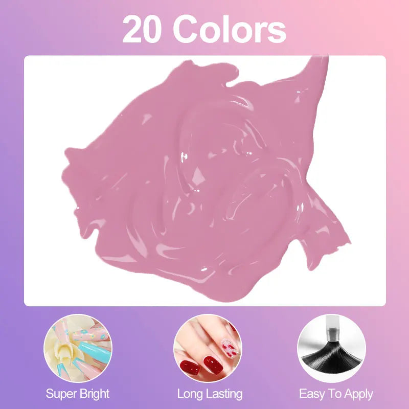 Nail Gel Polish Kit with Nail Drill and UV Light for Beginner Whole Nails Set Professional Manicure Salon & Home Art Tools Kit