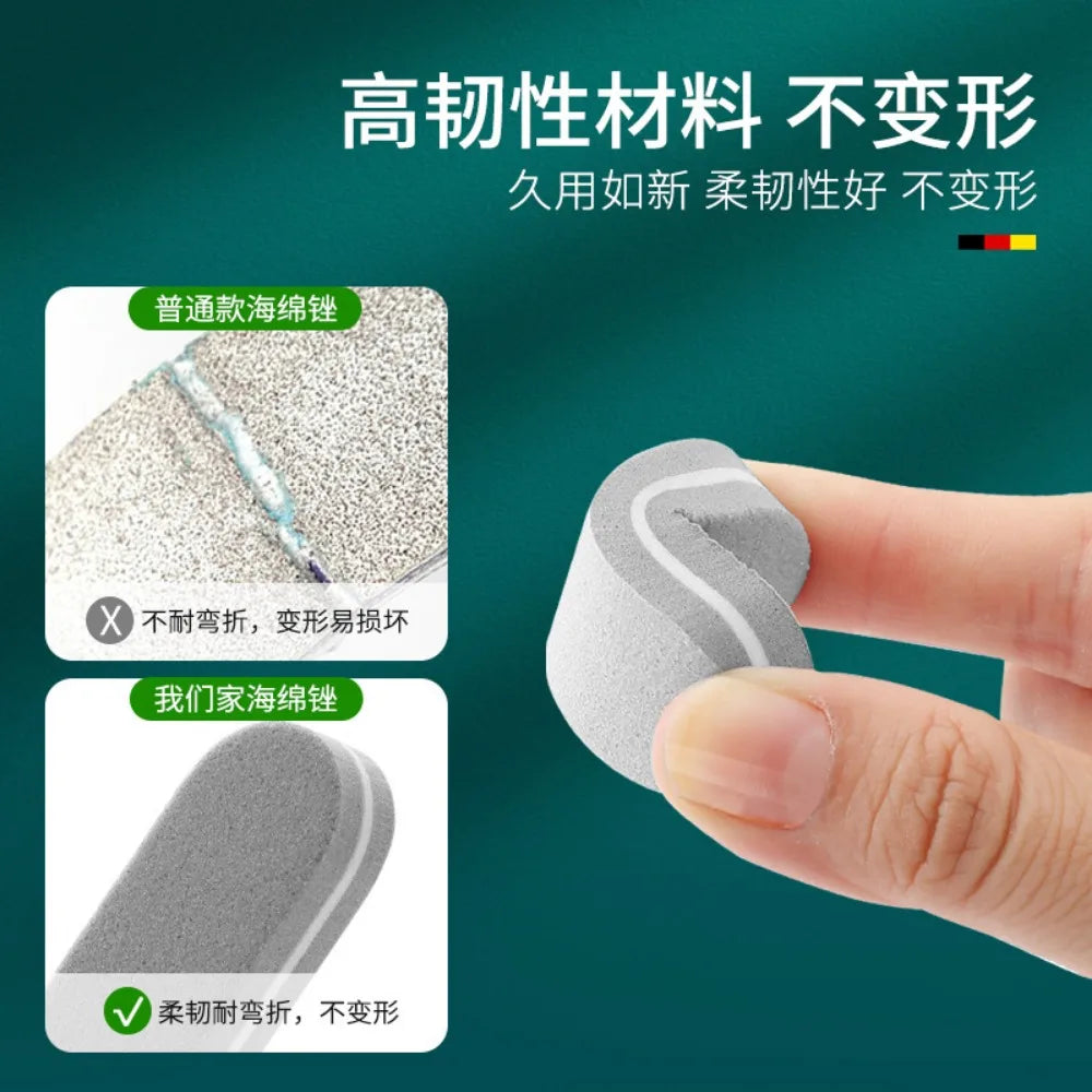 5pcs Mini Nails Sponge File Buffer Block Double Color Buffing Sanding File Pedicure Manicure Tool Gel Suplies Accessories Uñas