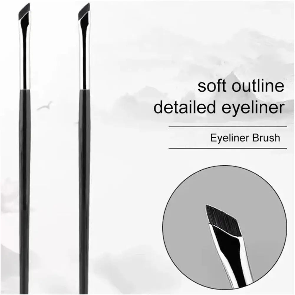 Upgrade Eyeliner Brush Ultra Thin Fine Angle Flat Eyebrow Brush Under The Eyes Place Precise Detail Brush