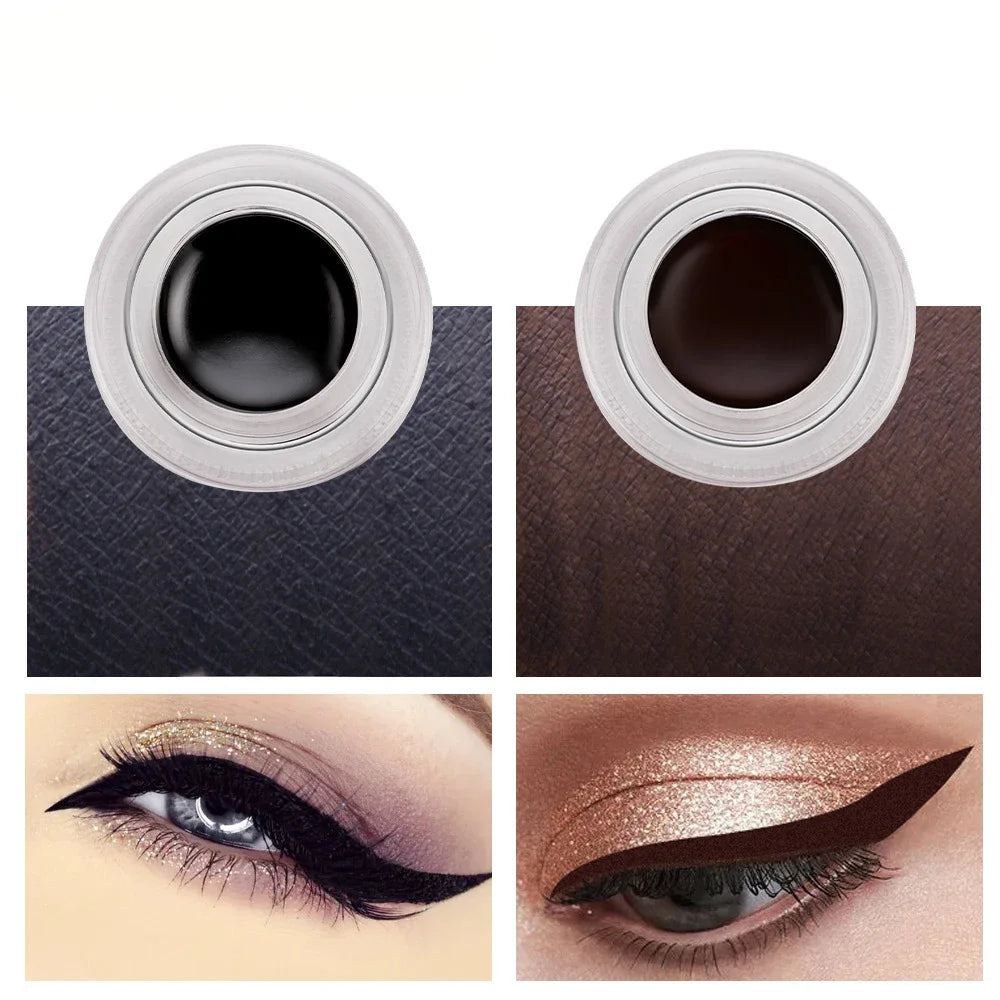Miss Rose Black Eye liner Pen Makeup Gel Eye Shadow Eyeliner  Kajal Eye Shimmer Cosmetics