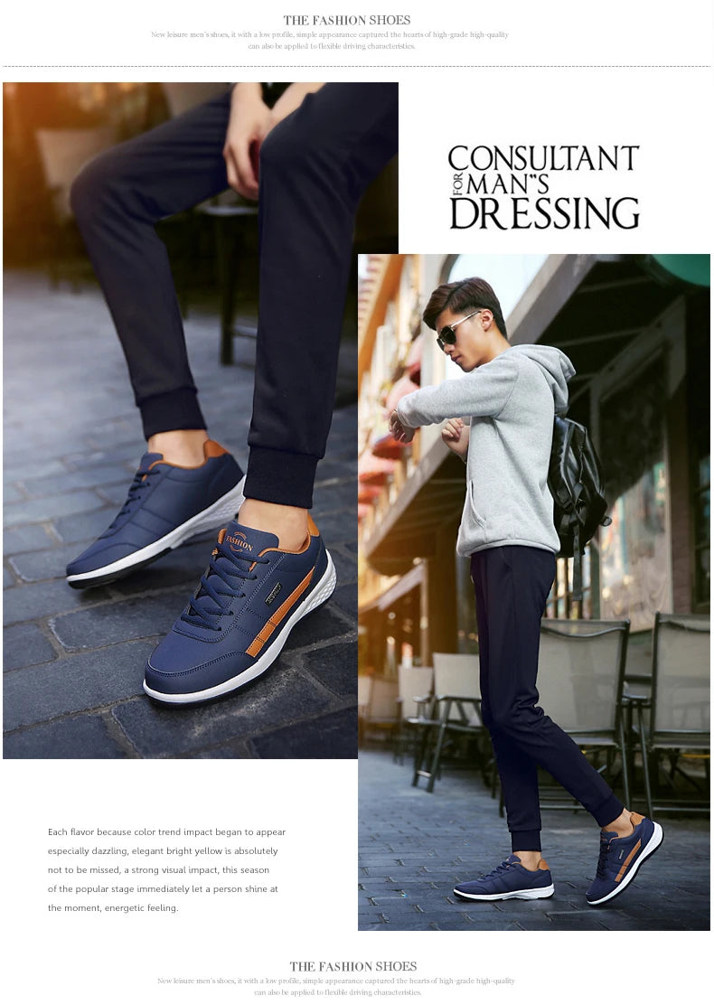 Men's fashionable casual shoes🥾,
Outdoor PU leather trend, 🙌
🍃light casual shoes and 🍃
☁️comfortable with laces, ☁️
Outdoor sports shoes🤾