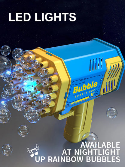 40 Hole CHILDREN'S Outdoor Toy Bubble Gun Electric Toy Blowing Bubbles (Without Bubble Water)