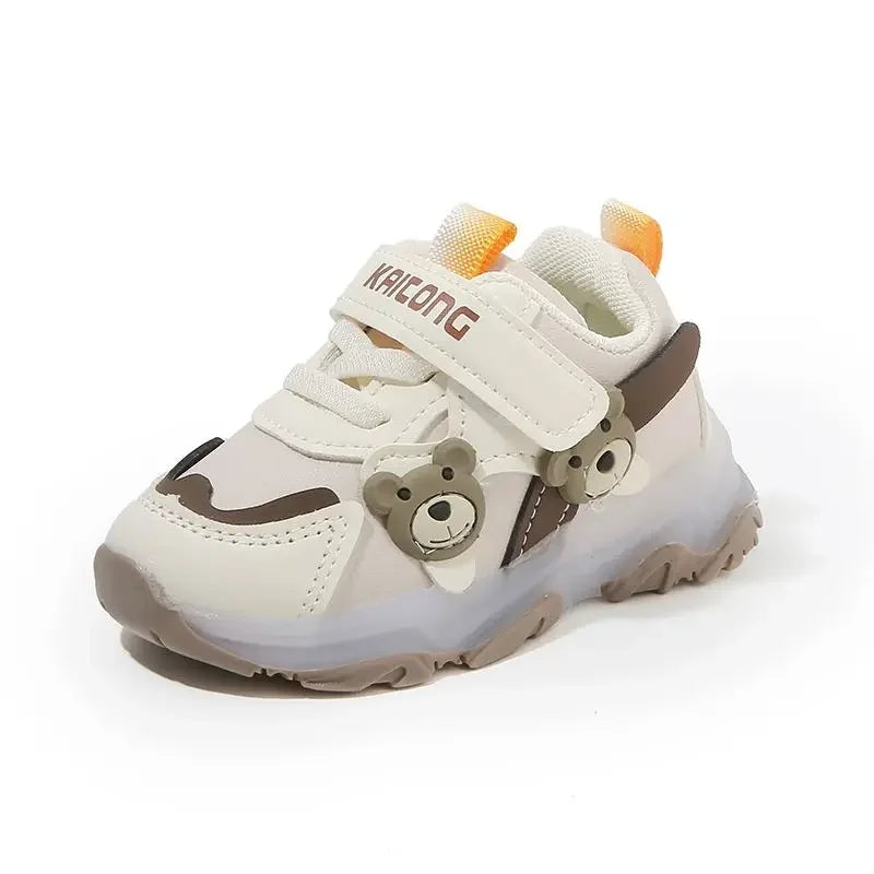 Kid Sports Shoes 2025spring New0-3y Soft Sole Baby Shoe Kid Walking Shoe Breathable Boy Shoes Anti Slip  Illuminated Gril Shoes