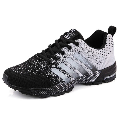 New men's women's flying mesh surface spring summer breathable casual sports shoes flat vulcanized couple running big size48