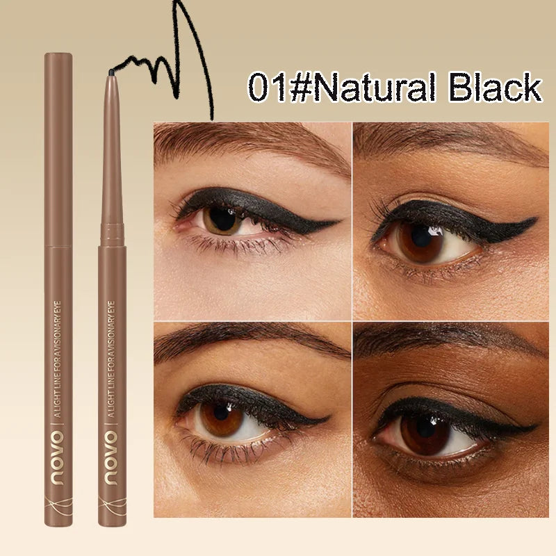 Waterproof Eyeliner Gel Pencil, Long Lasting and Smudge-Proof, Easy Twist Application For Bold, Create Perfect Eye Makeup