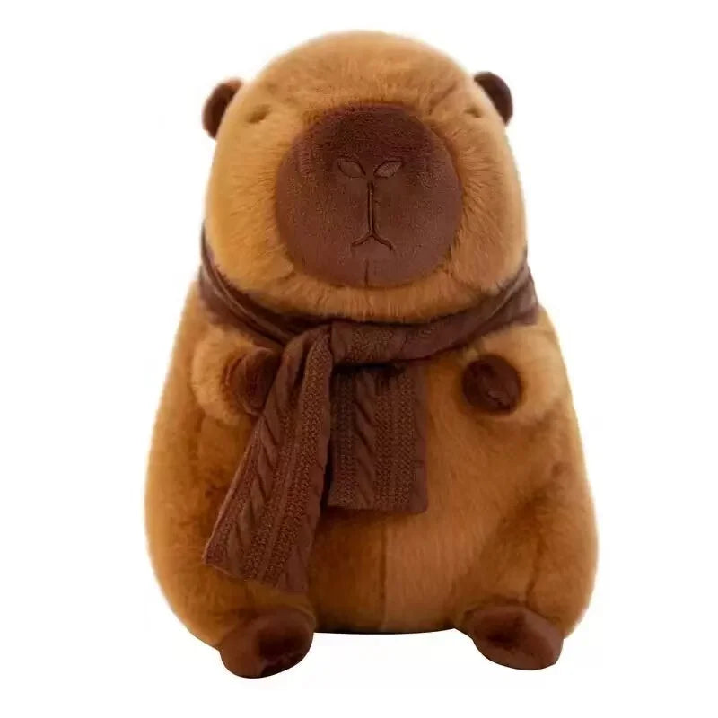 23cm Capybara Plush Simulation Capibara Anime Fluffty Toy Cute Doll Stuffed Animals Soft Doll Plush Christmas Thanksgiving Gift
