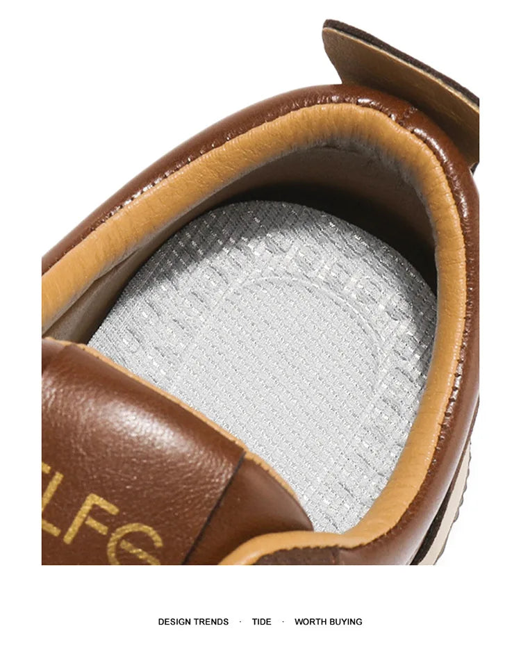 Mens Unique Skate Shoes Platform Comfort Black Casual Sneakers All-Match Thick Sole Design for Urban Street Style Versatile Wear