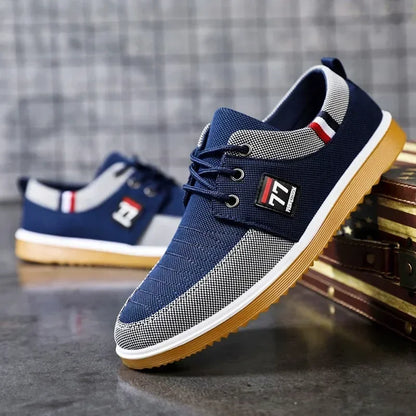 Men's Canvas Shoes, Soft Soled Driving Shoes, Men's Sports Shoes, Lightweight and Casual Men's Vulcanized Shoes, Large Size 47