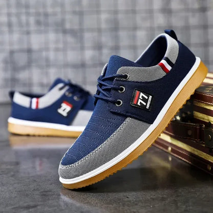 Men's Canvas Shoes, Soft Soled Driving Shoes, Men's Sports Shoes, Lightweight and Casual Men's Vulcanized Shoes, Large Size 47