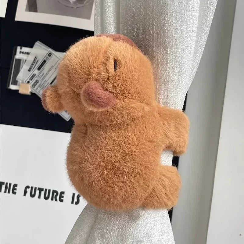 Capybara Fox Plush Wristband, Soft Animal Doll Toy, Cute Christmas Gift for Kids