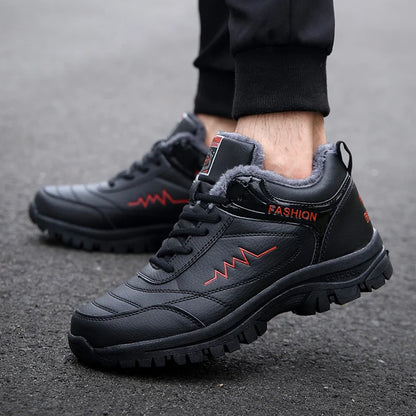 Men Winter Boots Shoes Warm Fashion Sneakers 2025 Winter Outdoor High Quality Casual Shoes Men Botas De Hombre Men Snow Boots