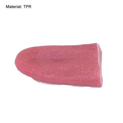 3PCS Funny Whole Fake Simulation Magic Realistic Fake Tongue Rubber Tongue Decompression Toy Halloween Vulgar Joke Prank Gift