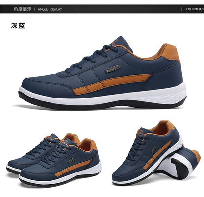 Men's fashionable casual shoes🥾,
Outdoor PU leather trend, 🙌
🍃light casual shoes and 🍃
☁️comfortable with laces, ☁️
Outdoor sports shoes🤾