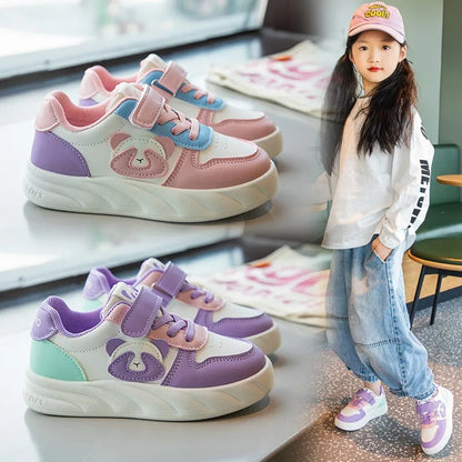 Kids' Sports Shoes Non-Slip Boys Girls Casual Shoes Sneakers Soft Sole 2025 New Children  Running Shoes Cute  Panda Comfortable