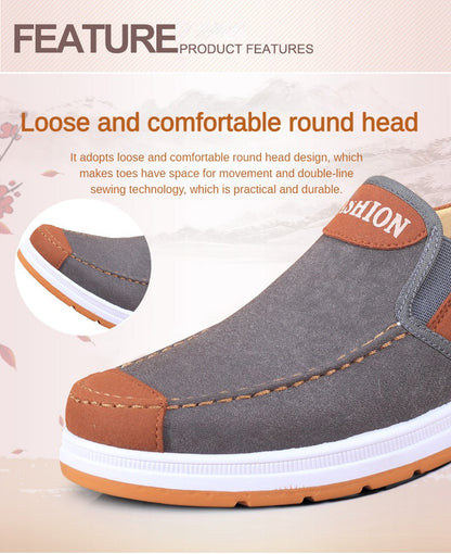 2025 Spring and Autumn Men Fashion Casual Shoes Trend Canvas Shoes Cover Feet Men Lightweight Soft free shipping shoes