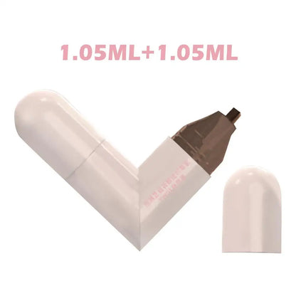 Black/Brown Winged Eye End Stamp Double-Tip Women Makeup Eye End Wing Stamp Waterproof Stencil Portable Quick Drying Cosmetics