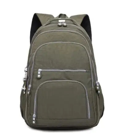 Mochila Feminina School Backpack for Teenage Girl 2025 Travel Back Packs Bag Women Nylon Waterproof Laptop Bagpack