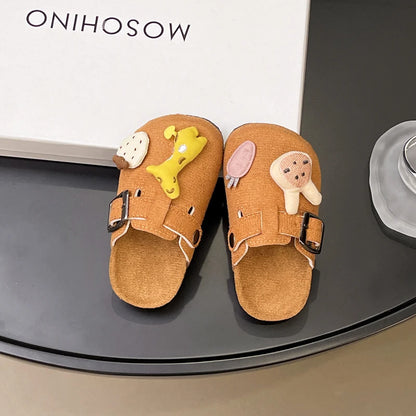 Kid's House Slippers 2025 New Cute Animal  Boy Child Slipper Non-slip Versatile Toddlers Girls Causal Flat Shoes Fashion Cartoon