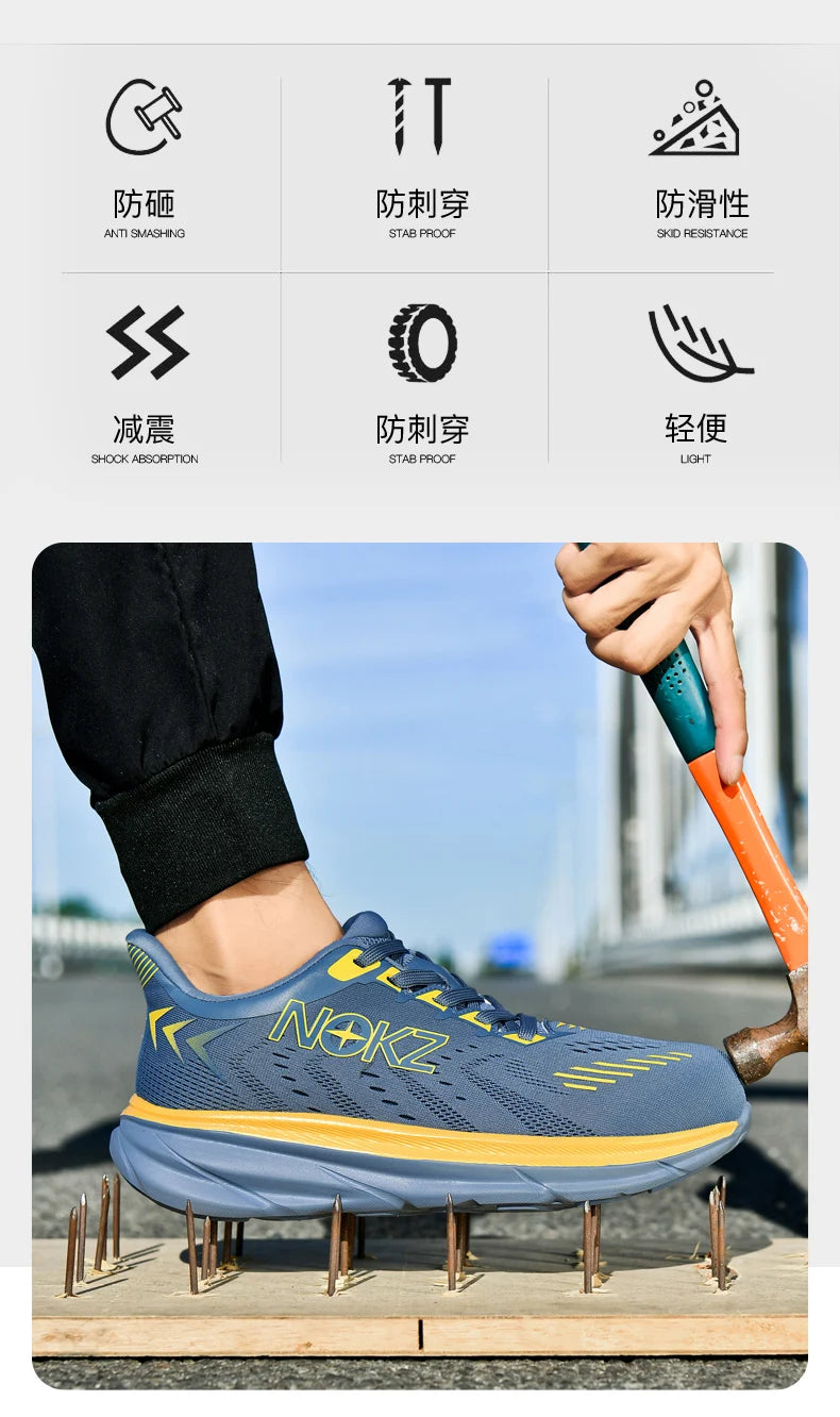 Men's Military Tactical Boots Army Boots Men Side Zipper Military Boots Men Anti-Slip Ankle Boots Work Safety Shoes Hiking Shoes