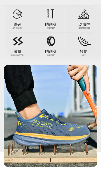 Men's Military Tactical Boots Army Boots Men Side Zipper Military Boots Men Anti-Slip Ankle Boots Work Safety Shoes Hiking Shoes