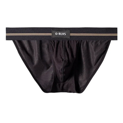 Simple modal men's underwear sports low waist, breathable U convex high fork briefs OR6109