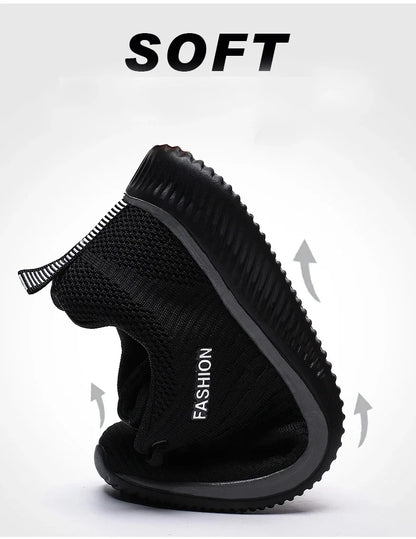 Summer Breathable Men's Casual Shoes Mesh Breathable Man Casual Shoes Fashion Moccasins Lightweight Men Sneakers Hot Sale 36-48