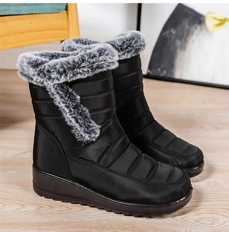 Women's Boots Snow Fashion Shoes Woman Waterproof Shoes Women 2025 Trend Ankle Boots Platform Botas Mujer Boots For Women