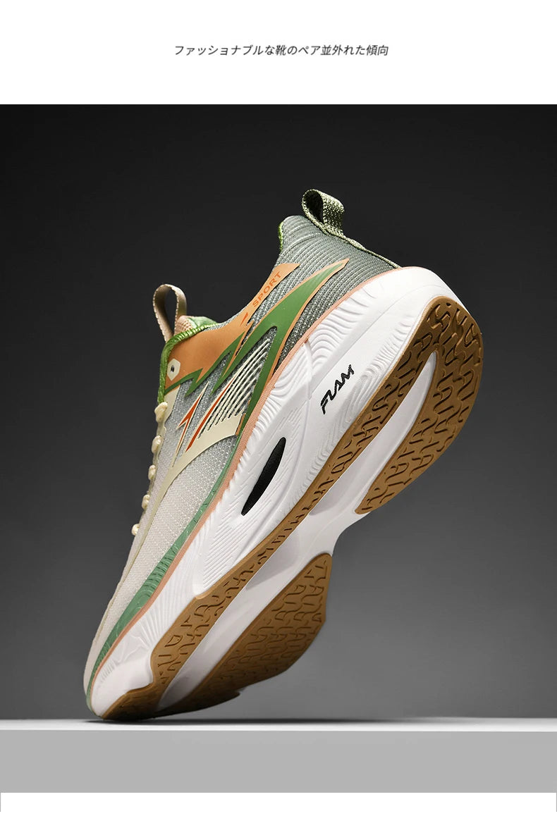 Marathon Sneakers Men Running Shoes Anti-slip Comfortable Racing Carbon Board Training Mesh Tennis Shoes Casual for Women 2026