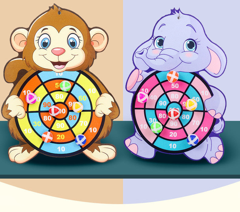Montessori Dart Board Target Sports Game Toys For Children 4 To 6 Years Old Outdoor Toy Child Indoor Girls Sticky Ball Boys Gift