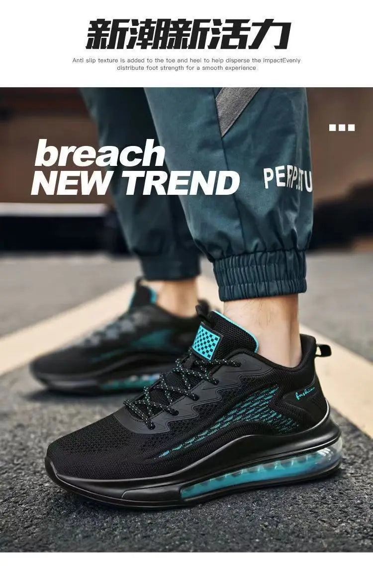 Men's Sneakers 2025 Fashion Non-slip Shock-absorbing Sports Running Shoes Man Lightweight Breathable Training Shoes Tennis Shoes